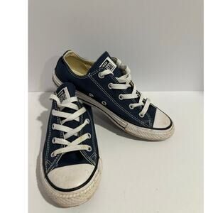 Navy converse shoes size 2 Boys